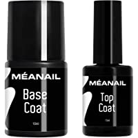 Los mejores  - Top Coat y Base Coat Permanente Uñas Gel UV LED Manicura y Pedicura Ideal Lampara Secador de Uñas Esmalte Semipermanente…